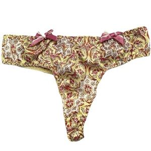 New Victoria’s Secret Sexy Little Things Bow Panty Underwear Large Vintage Y2K